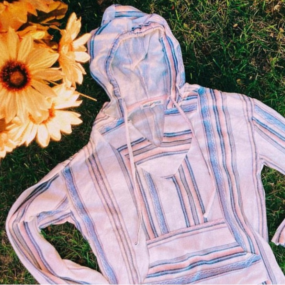 reggae rasta hippie hoodie PASTEL & lightweight
